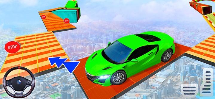 Crazy Mega Ramp Car Stunt Game Captura de tela 0