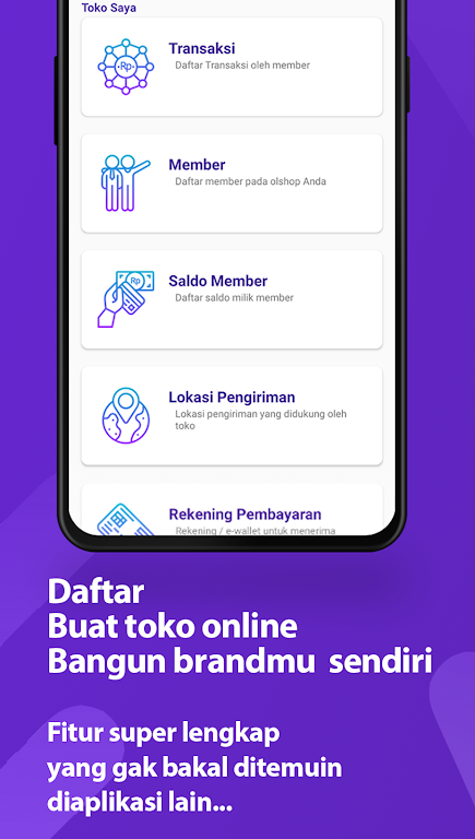 bukaOlshop - Buat App Toko ဖန်သားပြင်ဓာတ်ပုံ 3