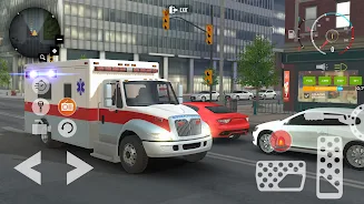 Ambulance Game Car Driving Sim 螢幕截圖 0