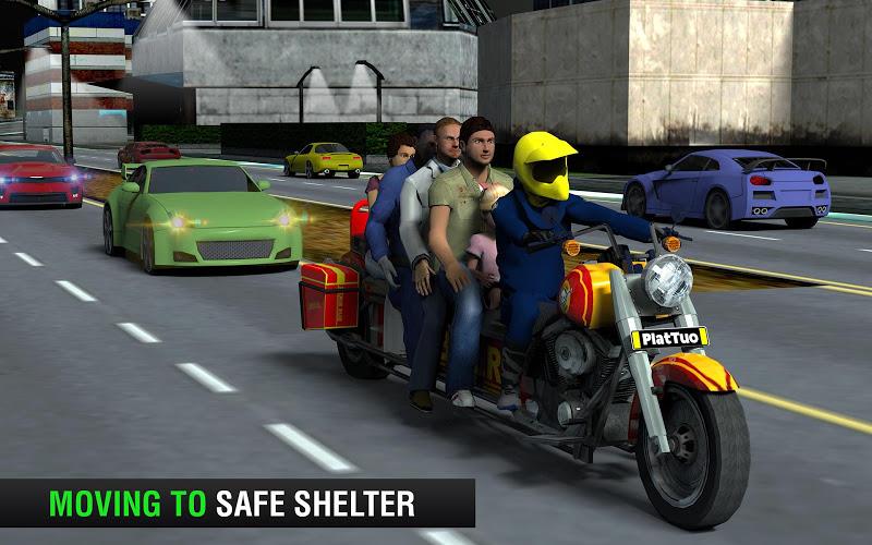 Juego de conducción BikeTaxi Скриншот 1