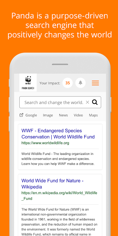 WWF Panda Search 螢幕截圖 0