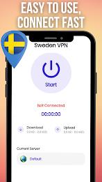 Sweden VPN ဖန်သားပြင်ဓာတ်ပုံ 1