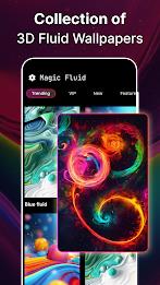 Magic Fluid: Live Wallpaper 3D 螢幕截圖 2