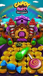 Candy Donuts Coin Party Dozer Schermafbeelding 0