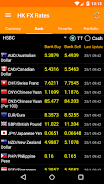 Hong Kong FX Rates Captura de pantalla 1