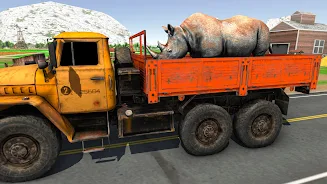 Animal Transport Truck Game Schermafbeelding 0