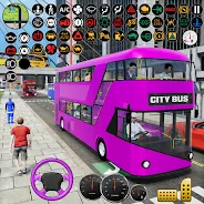 US Bus Simulator Bus Games 3D 螢幕截圖 2