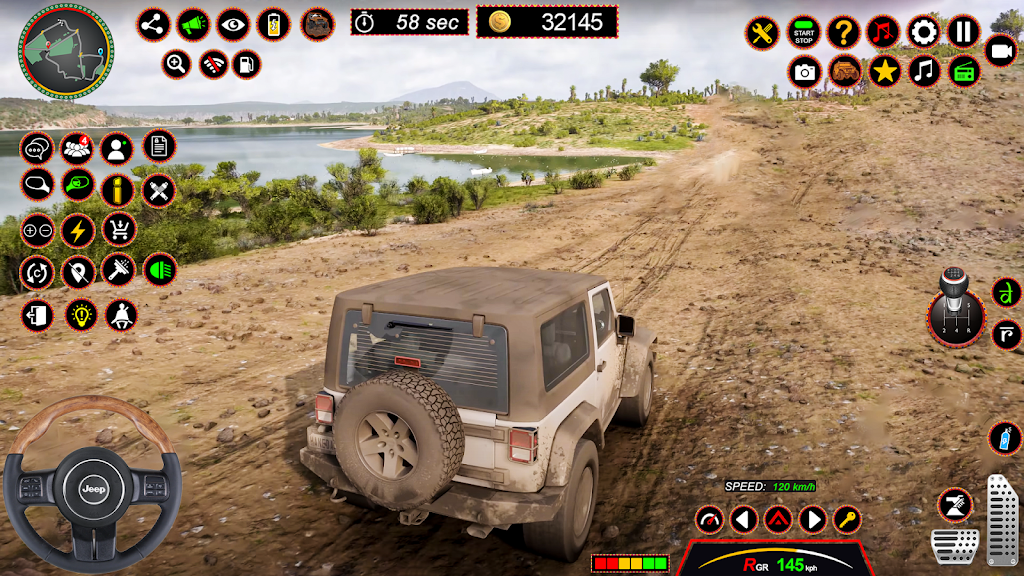 4x4 Jeep Driving Offroad Games 螢幕截圖 2