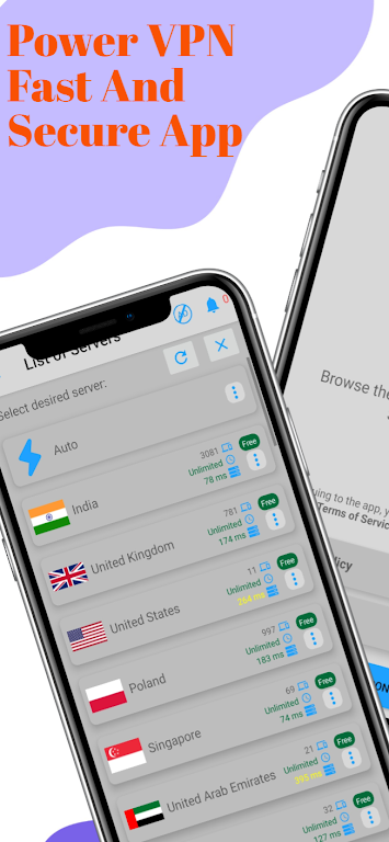 Power VPN: Fast & Secure Proxy স্ক্রিনশট 0