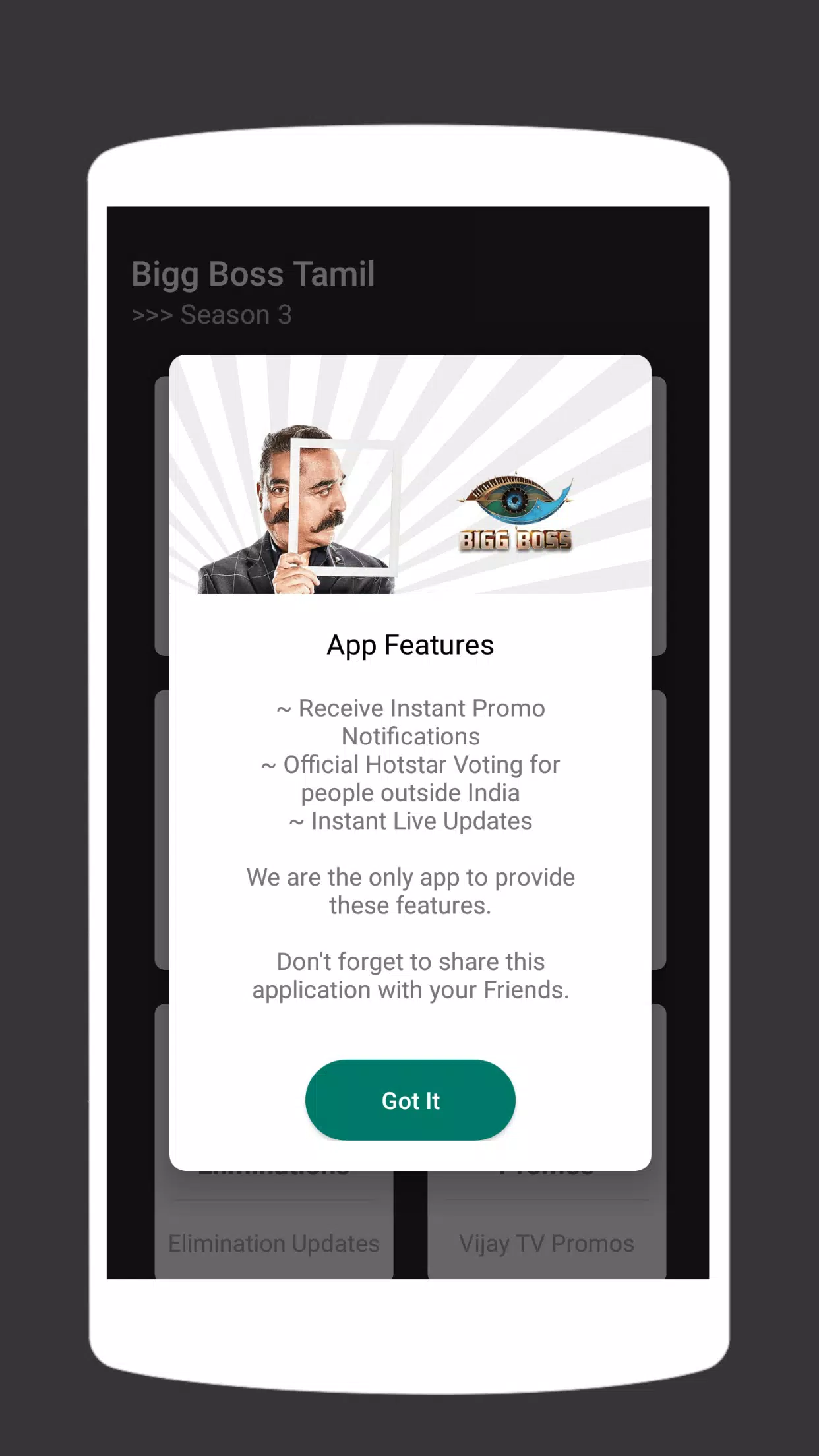 Bigg Boss Tamil - Season 3应用截图第2张