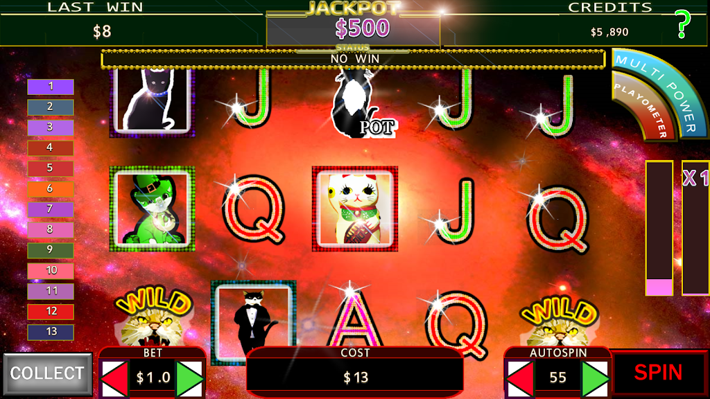 Lucky Beckoning Kitty (Maneki-Neko) FREE CAT SLOT Zrzut ekranu 0