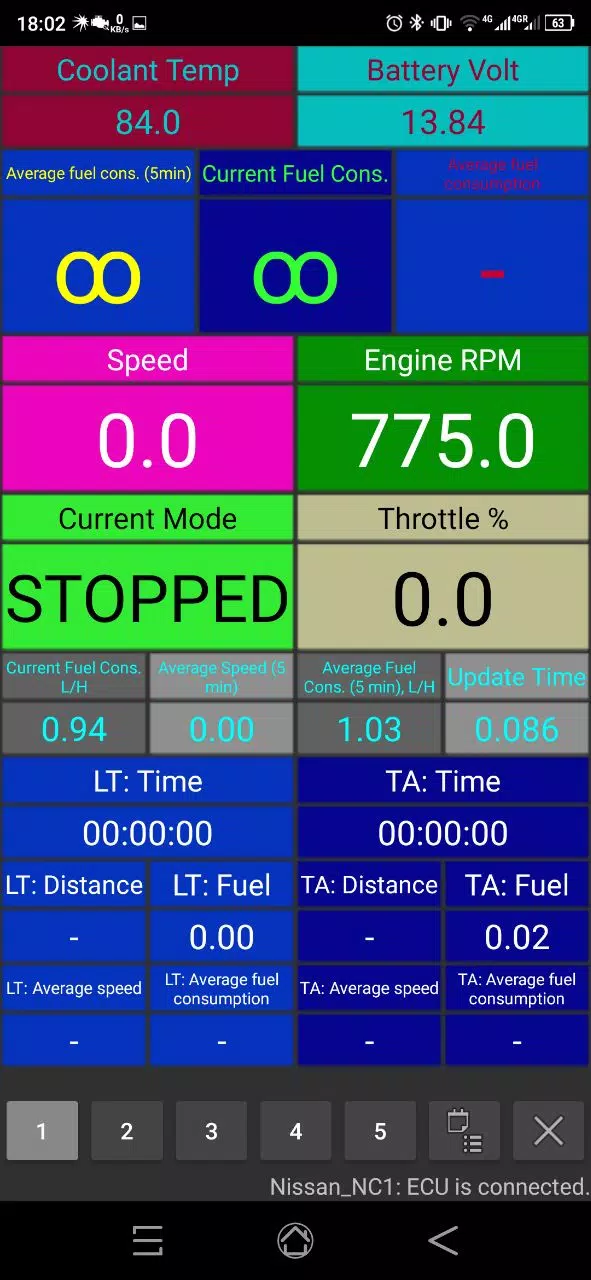 EconTool Nissan ELM327 Schermafbeelding 0