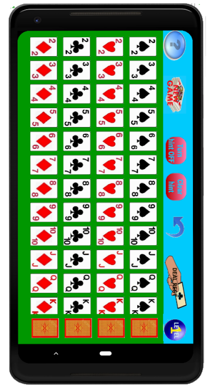 Differerent Solitaire game Captura de pantalla 1