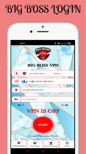 BIG BOSS VPN स्क्रीनशॉट 1