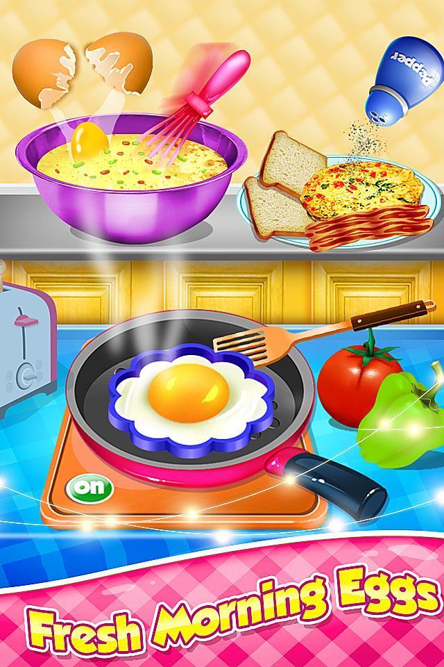 Breakfast Cooking - Kids Game 螢幕截圖 0