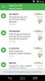 Gasoline and Diesel Spain Zrzut ekranu 0