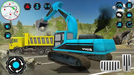 Heavy Excavator Rock Mining Screenshot 3