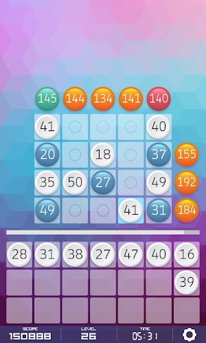 Sum+ Puzzle - Unlimited Level স্ক্রিনশট 1