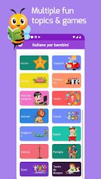 Learn Italian for kids 螢幕截圖 1