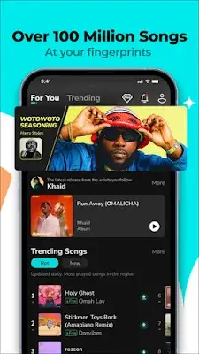 Boomplay: Music & Live Stream ภาพหน้าจอ 1