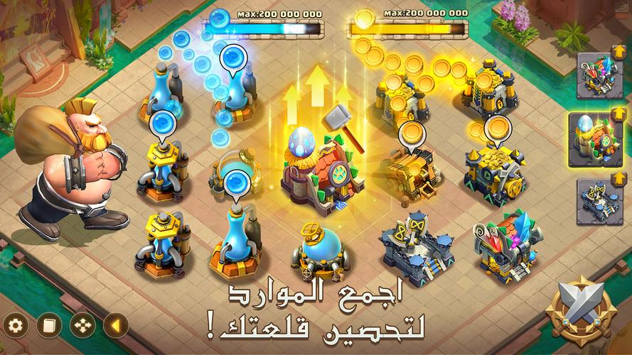 Castle Clash: حاكم العالم Ekran Görüntüsü 1