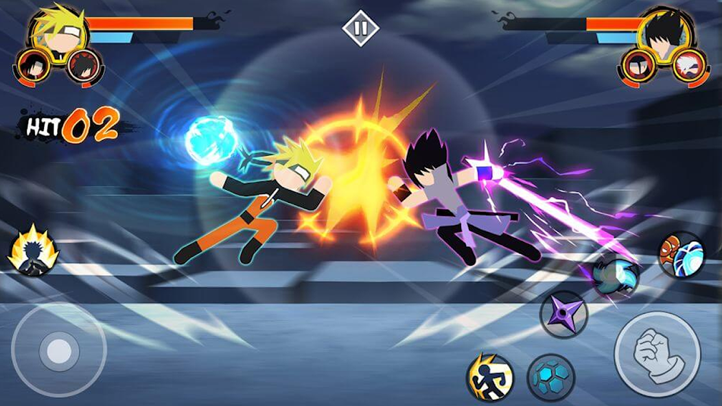 Stickman Ninja Fight 3v3 Mod应用截图第0张