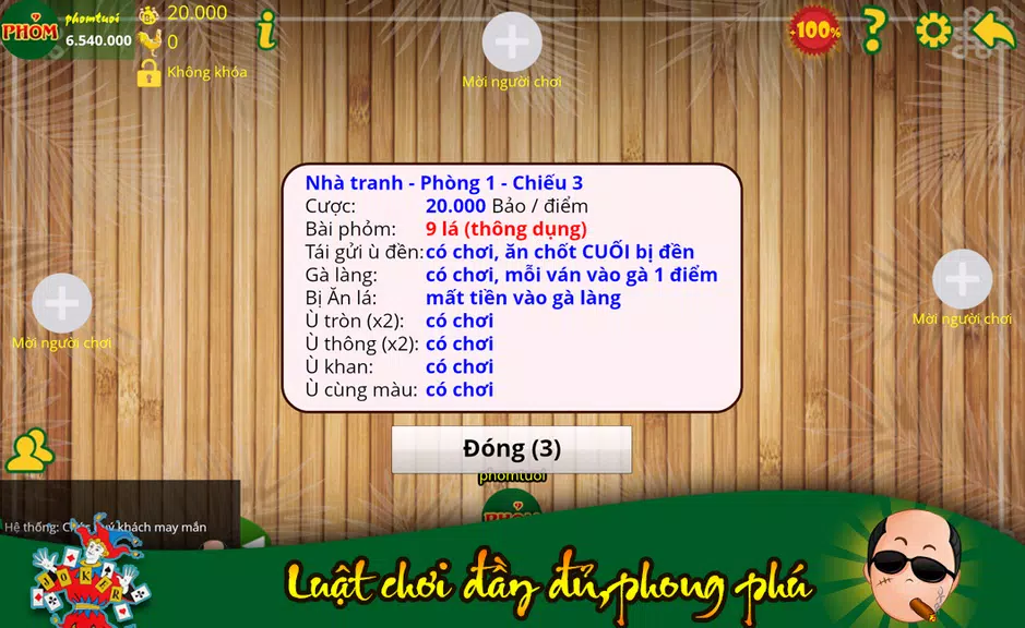 Phỏm Tươi Tá Lả Phom Tuoi TaLa 螢幕截圖 3