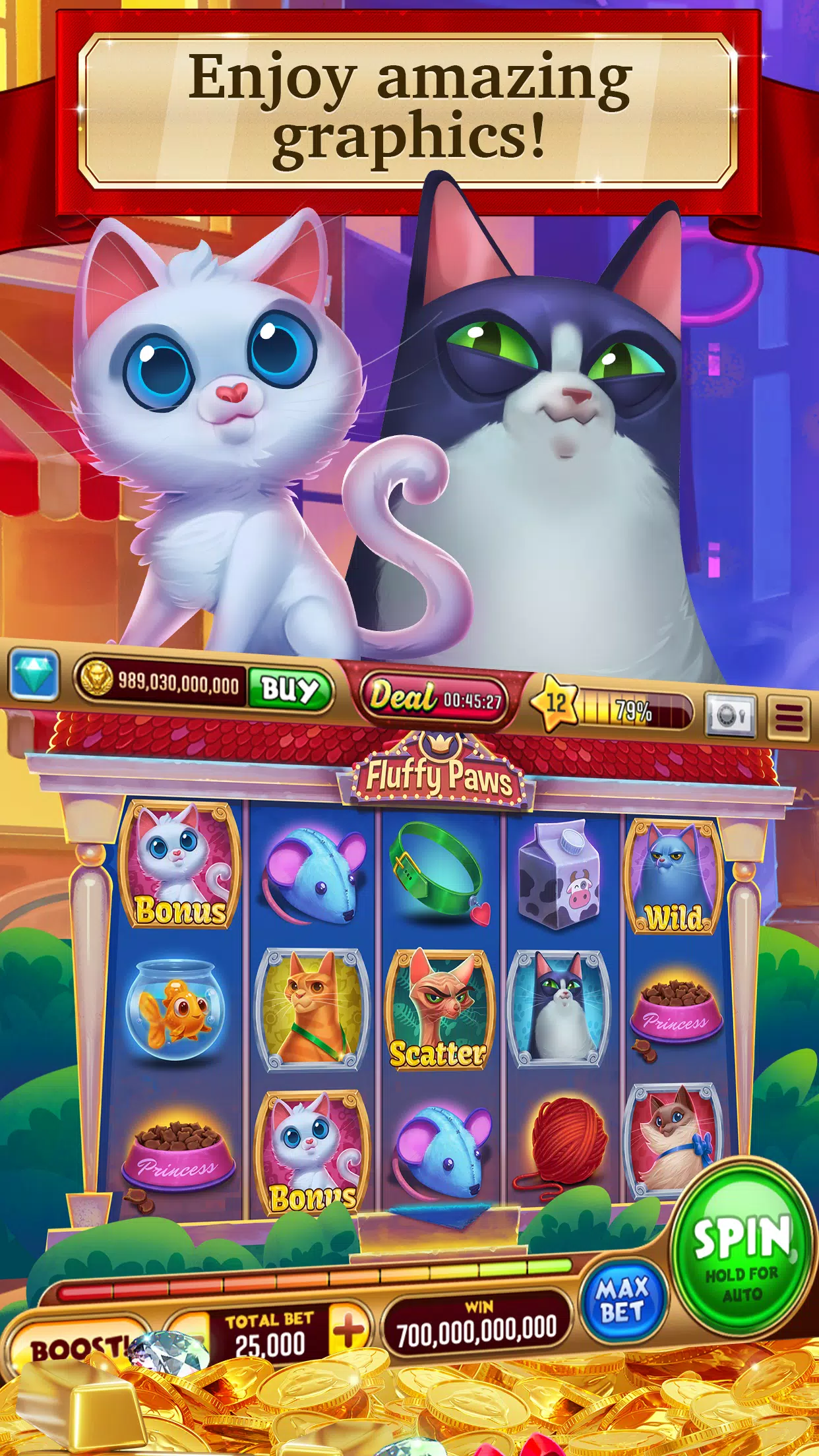 Slots Panther Vegas: Casino Tangkapan skrin 1