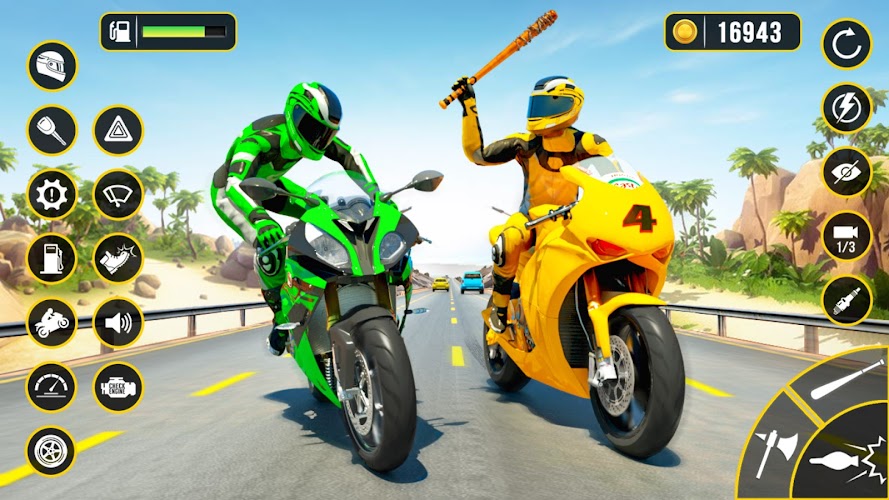 Moto Attack - Bike Racing Game Ekran Görüntüsü 1