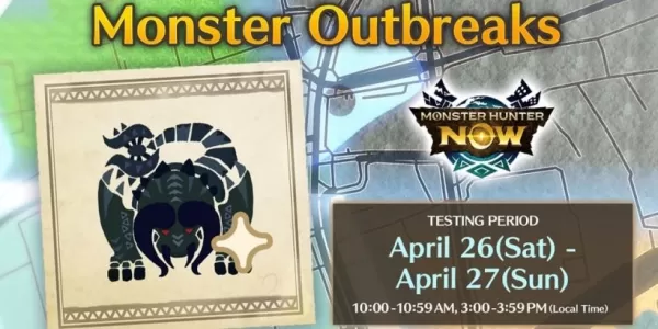 ฟีเจอร์การระบาดของสัตว์ประหลาดใหม่ที่เปิดตัวใน Monster Hunter Now