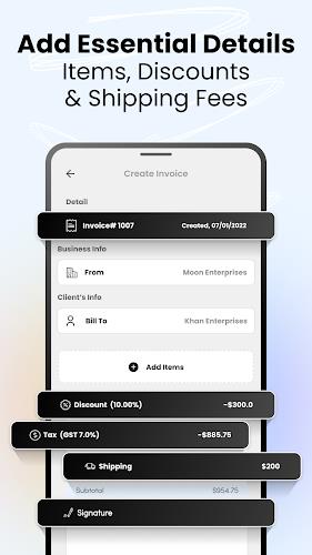 Invoice Maker and Generator Tangkapan skrin 0