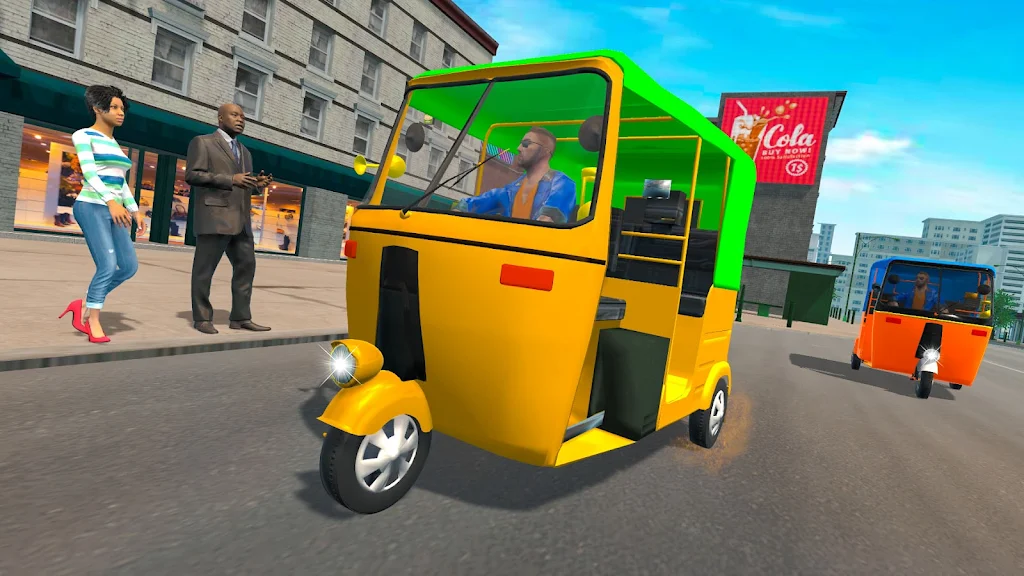 Grand Tuk Tuk Rickshaw Game स्क्रीनशॉट 3