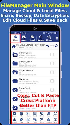 Cloud File Manager Скриншот 1