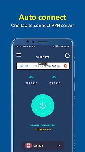 X3 VPN Pro - Fast , Secure & Unlimited VPN ဖန်သားပြင်ဓာတ်ပုံ 1