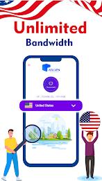 USA VPN - Fast Proxy VPN স্ক্রিনশট 0