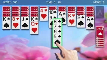 Spider Solitaire-card game ဖန်သားပြင်ဓာတ်ပုံ 3