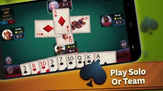 Spades - Classic Card Game Tangkapan skrin 3