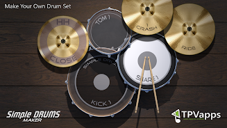 Drums Maker: Drum simulator ภาพหน้าจอ 0