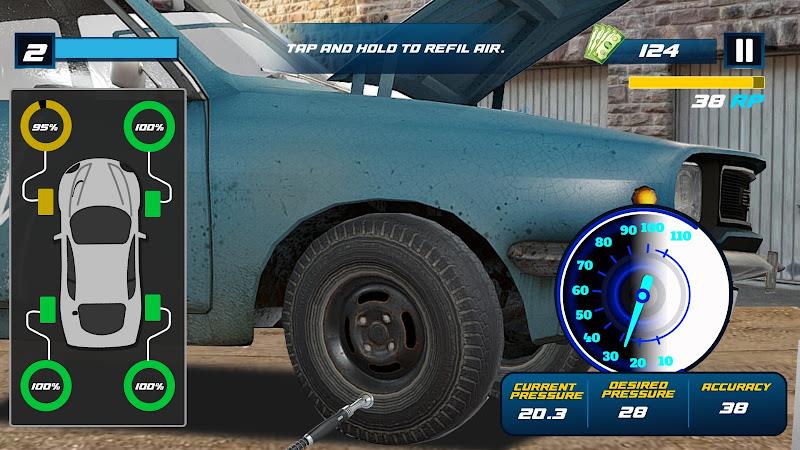 Tire Shop Car Mechanic Game 3d Скриншот 1