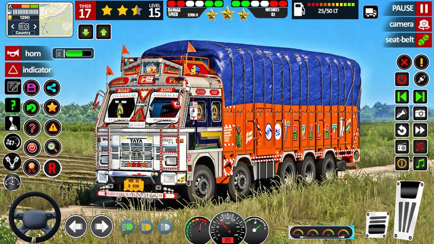 Indian Lorry Truck Driving 3d Tangkapan skrin 2