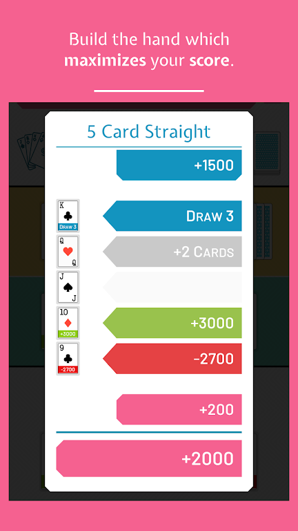 9-Draw: Poker Solitaire Puzzle Screenshot 3