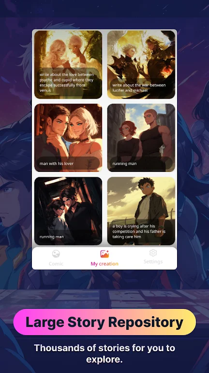 Comickey - AI Comic Maker Captura de tela 3