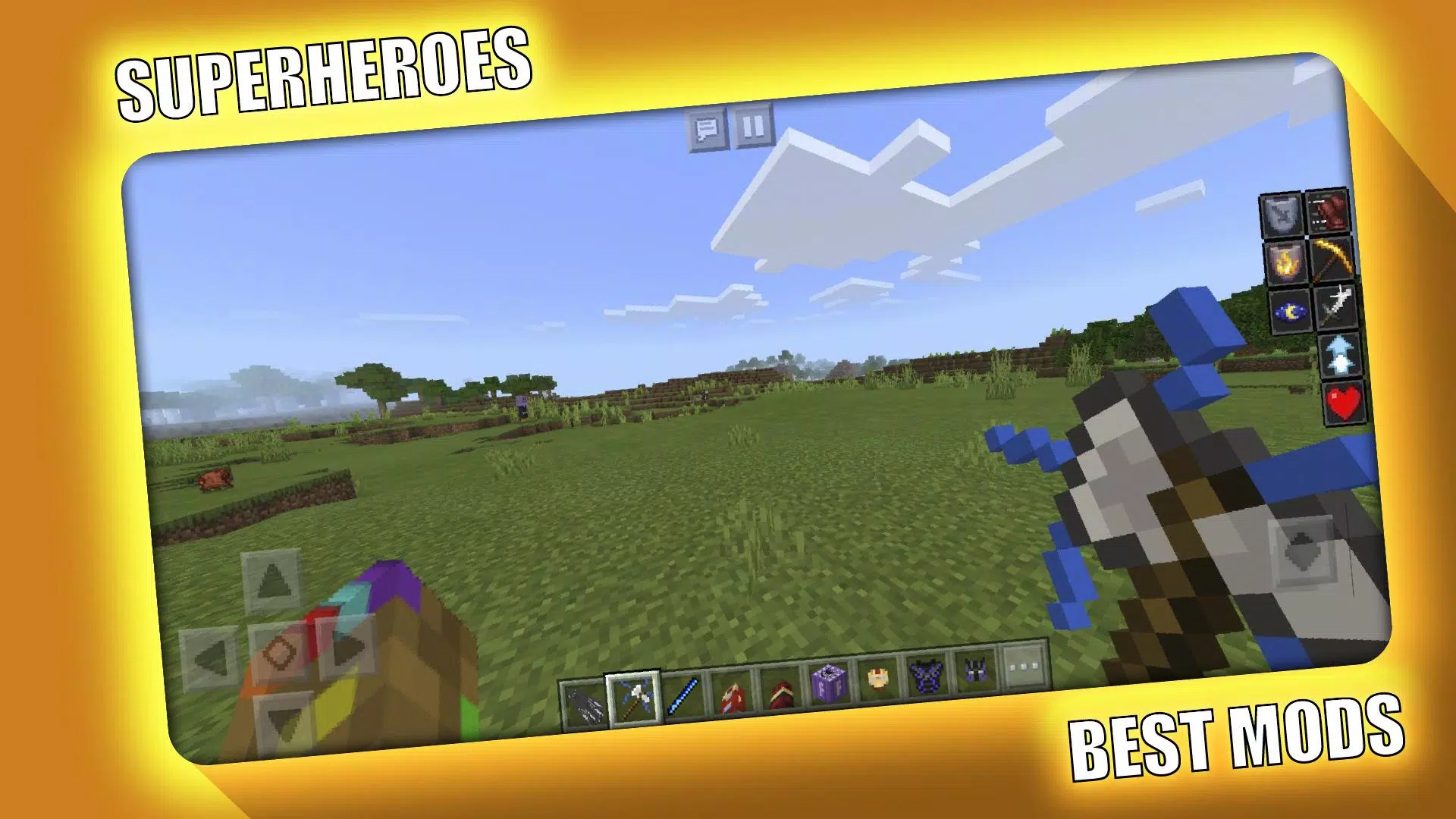 Superheroes Mod for Minecraft ภาพหน้าจอ 1