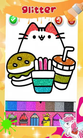 Kitchen Tools Coloring Book 螢幕截圖 2
