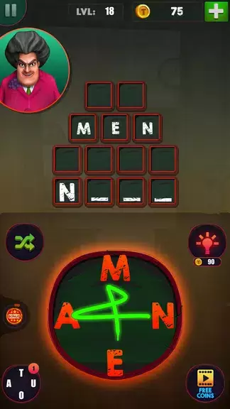 Scary Teacher : Word Games Ảnh chụp màn hình 1