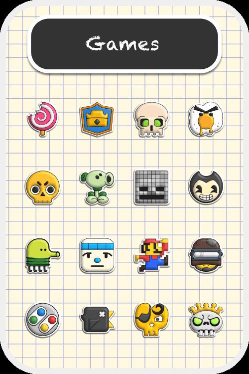 Poppin icon pack ဖန်သားပြင်ဓာတ်ပုံ 3