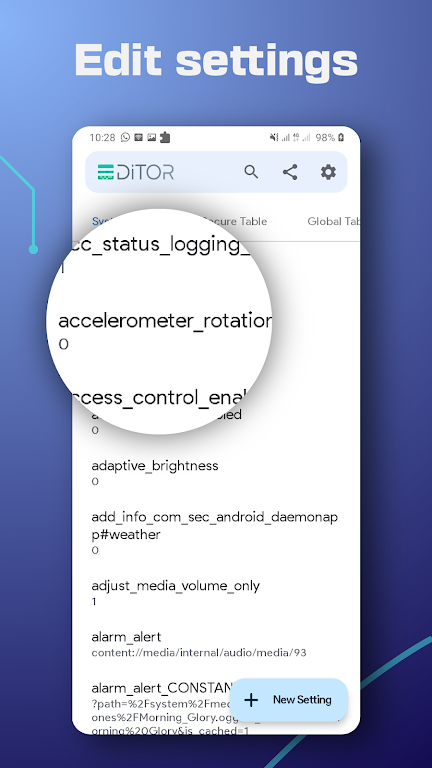 SetEdit: Settings Editor 스크린샷 3