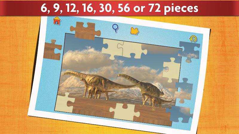 Dinosaurs Jigsaw Puzzles Game Tangkapan skrin 2