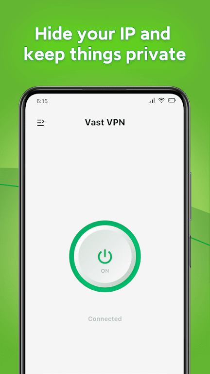 Vast VPN - Fast & Secure Schermafbeelding 1