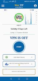 Schermata MAX VIP VPN 1